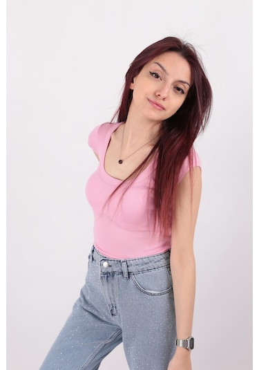 Busem S0016476 Kadın Bluz Şekerpembe
