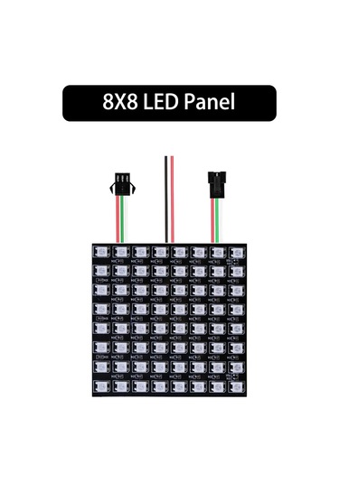 Epistar Ws2812b Led Dijital Esnek Panel Işığı 8x8 16x16 Modül Matris Ekran Dc5v Ws2812ıc Yayan Color2