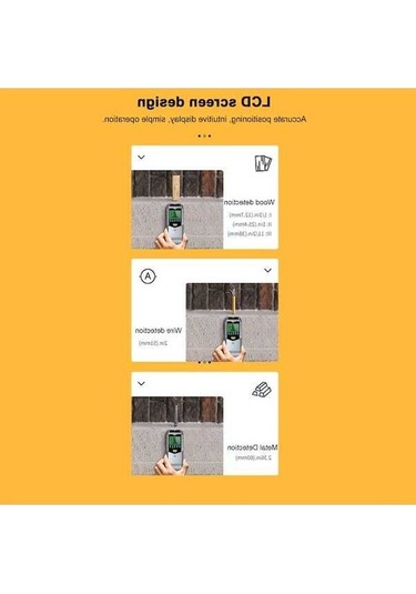 Pazly Ahşap Kiriş Dedektörü, Lcd Aydınlatmalı Dijital Duvar Tarayıcı, Metal Ve Tel Algılama