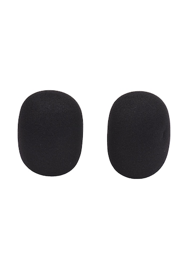 Skycıty Sessizleştirici Ve Rüzgar Engelli Siyah Mikrofon Rüzgar Kremalı Örtüsü 5'li Paket