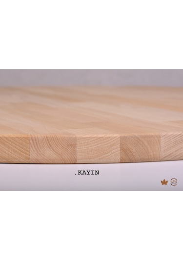 Yuvarlak Ahşap Plaka Masa Ve Sehpa Tablası