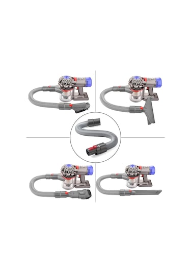 V10 Uyumlu Temizlik Başlık Seti I Hortum + Fırça Uç