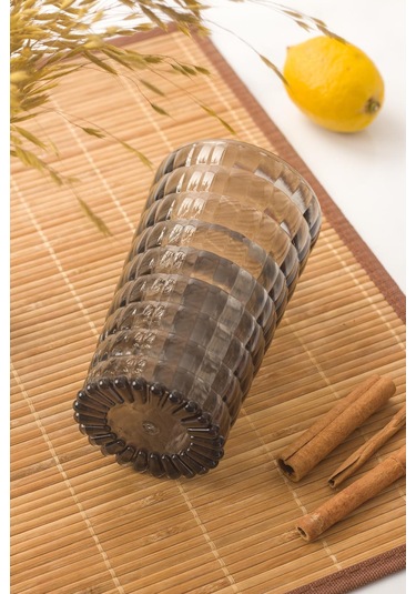 Allegra Füme Bardak - 750 Ml Tekli Akrilik Malzeme - Cam Değildir Kırılmaya Dayanıklı - 9067915365502