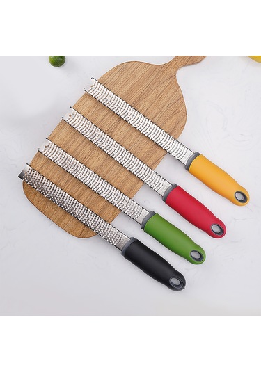 Narenciye Zester Peynir Rende Paslanmaz Çelik Narenciye Siyah Siyah