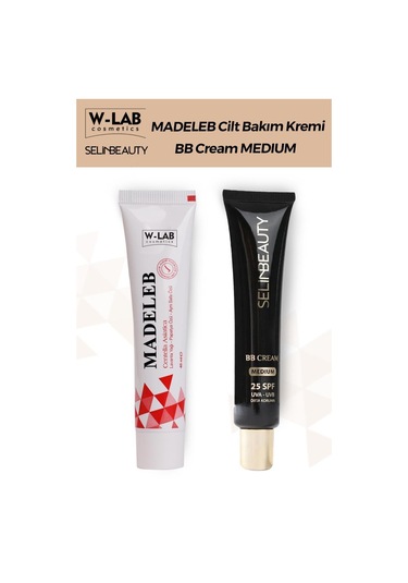 W-lab Kozmetik Madeleb Krem 40 Ml + Selin Beauty Bb Cream Medium 40 Ml
