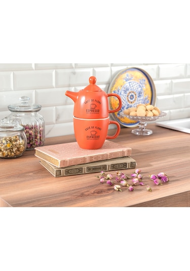 Madame Coco Grand Demlik 1kcayd0130300-280ml-kiremit