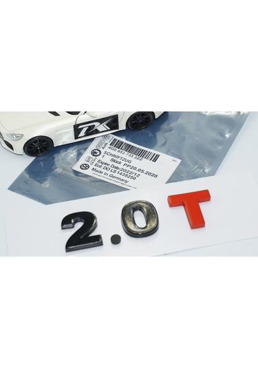 Dk Tuning 2.0t Bagaj Siyah Kırmızı Yazı Logo Volkswagen İle Uyuml