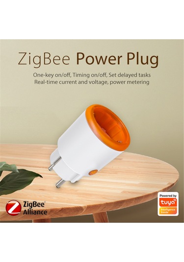 Konesam "tuya Zigbee 3.0 Akıllı Priz 16a - Enerji Ölçerli, Ses Kontrollü, Avrupa Standardı"