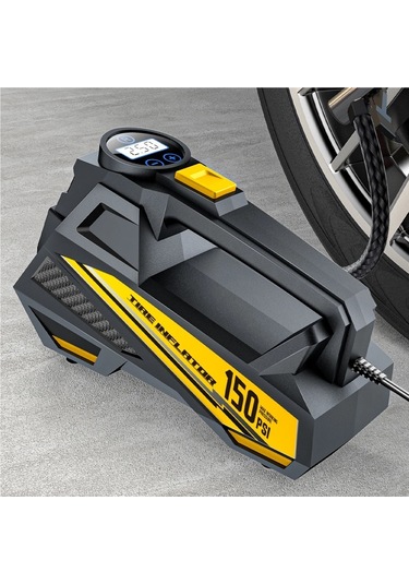 Jialan Kablolu Taşınabilir Araba Hava Pompası Yükseltilmiş 12v