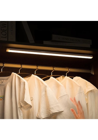 Monozone Kablosuz Led Gece Lambası 40cm Hareket Sensörlü