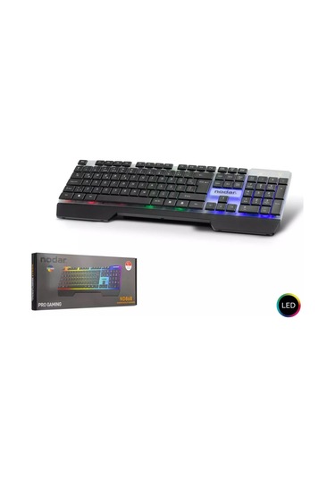 Nodar ND868 Kablolu RGB Oyuncu Klavyesi