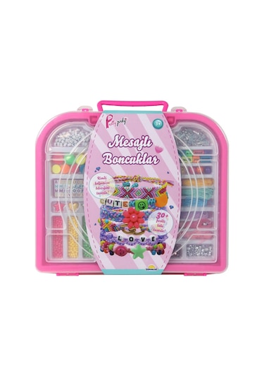 Mesajlı Boncuklar Çantalı Takı Hobi Seti