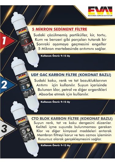 EVA Premium 8.5 ph Alkali Su Arıtma Cihazı Pompalı Seçenekli