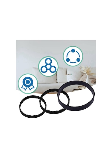 Crackedice Bissell Proheat 2x Revolution İçin 6 Parça Yedek Vakum Kayışı Seti