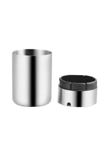 Dekoratif Paslanmaz Çelik Küllük Ev Ofis Oto H 9 CM