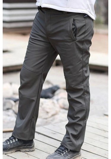 Softshell Pantolon Erkek Kışlık İş Güvenliği Fiyort Seword Haki