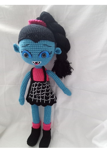 Mavi Vampir Bebek Amigurumi