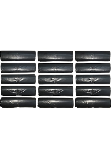 Orta Boy Çöp Poşeti 55x60 Cm 30 Lt 20'li Rulo 15 Paket