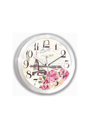 Alüminyum Çerçeveli Mıknatıslı Ve Duvara Asılabilen Saat Çok Renkli