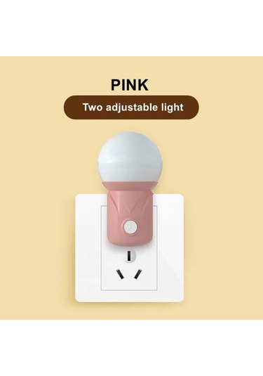 Lyfstaşınabilir Led Gece Lambası - Bebek Odası Ve Koridor Işığı - Enerji Tasarruflu Abkoyu Mavi Koyu Mavi