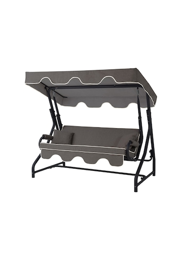 Erinöz Ruta 3 Kişilik Bahçe Balkon Teras Salıncak (465433676) Antrasit