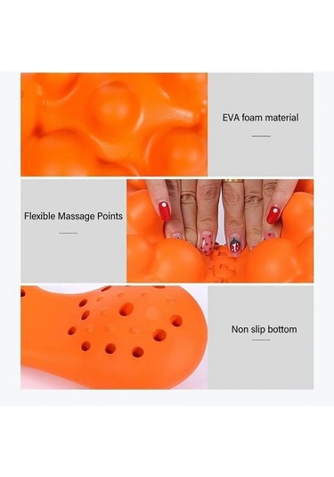 Tetik Nokta Masaj Aleti Ağrıyı Azaltır Eva Shiatsu Miyofasyal Salınım Boyun Omuz Masaj Aleti Çok Renkli