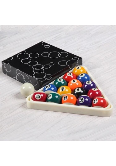 Bilardo Amerikan Topu Amerikan Bilardo Top Takımı Plastik Üçgen