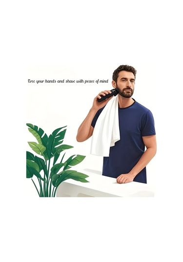 Hightower Siyah Erkek Sakal Önlüğü Yüksek Kalite Yapışmaz Tüy Tuzak 2 Emme Kupası