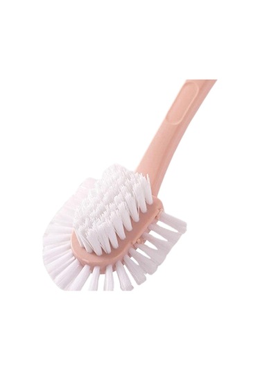 Suntek Ayakkabı Temizleme Fırçası, Uzun Saplı Temizleyici, Pembe
