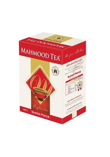 Mahmood Tea Super Pekoe Seylan Çayı 400 Gr Çay