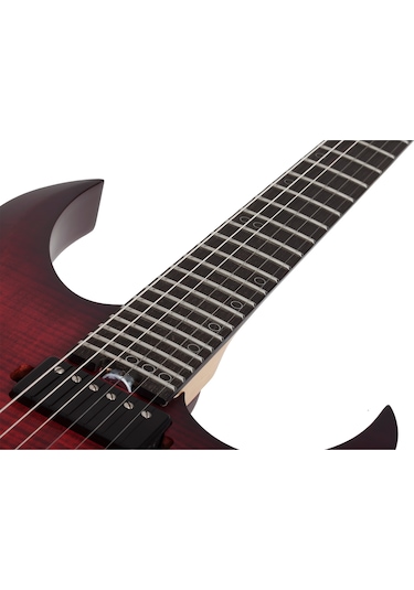 Schecter Sunset-6 Extreme Elektro Gitar Scarlet Burst