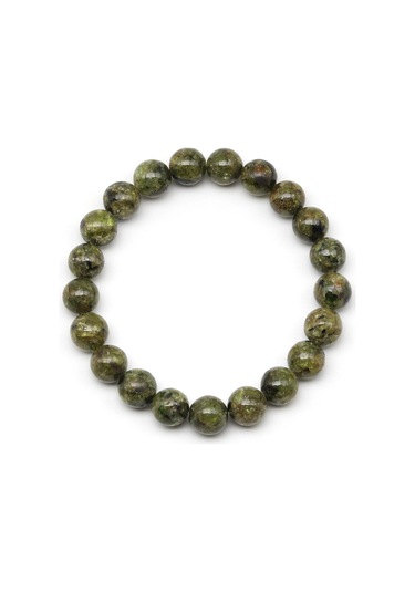 Alibaba Doğaltaş Zebercet Doğal Taş Bileklik 9 Mm Küre Kesim