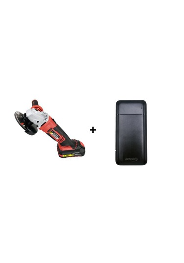 Stayer STY-AGL2022 18V Akülü Avuç Taşlama  + Akdeniz S125Q Powerbank