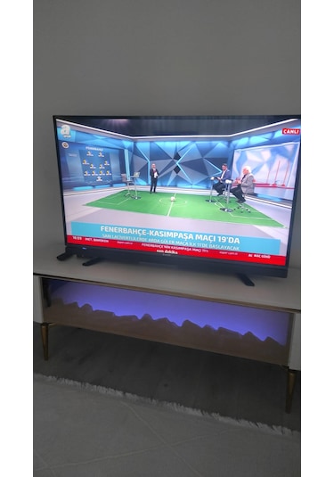 Desing Tv Sehpa 200 Cm Beyaz+gold