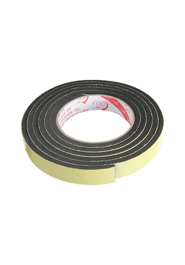 Kapı Pencere Yalıtım Süngeri / Kapı Pencere Süngeri Eva-3X20Mm !!-Siyah-10 Metre