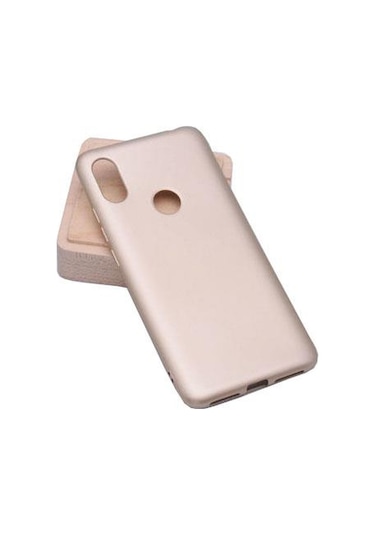 Zore Mi 6x İle Uyumlu Premier Silikon Kılıf Gold Gold