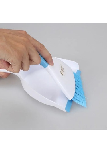 Yaleker Plastik El Tüpü Ve Süpürge Seti - Araç, Mobilya Temizliği İçin Kompakt, Dense Tüy, Kutuplara Ulaşır - Gri Beyaz Gri