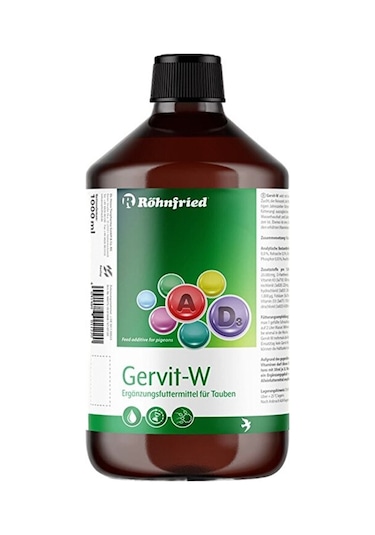 Gervit-w 18 Çeşit Vitamin 100 Ml Sızdırmaz Kapaklı Şişe - Orijinalden Bölme