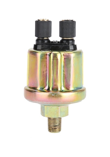 Kosona Yüksek Dayanıklı Alüminyum + Plastik 1/8 Npt Araç Motor Yağ Basıncı Sensörü - Kolay Kurulum, Çift Uçlu Tasarım