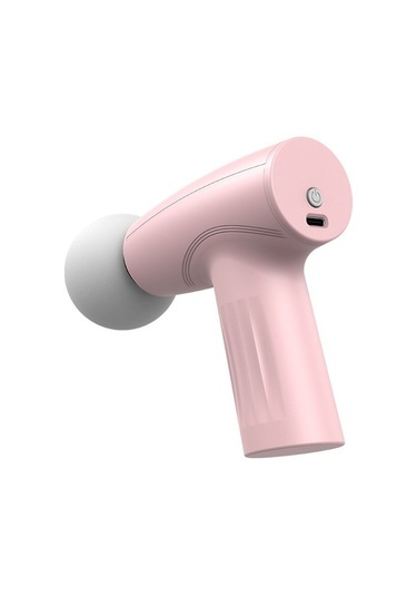 Masaj Fasyal Tabancası Mini Kas Masajı Mini Küçük Gevşeme Boyun Maskesi Tabancası Tnpelj Açık Pembe