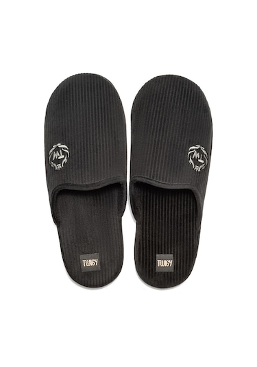 Twigy Muted Erkek Ev Terliği Siyah 41/46 AA0460 Siyah