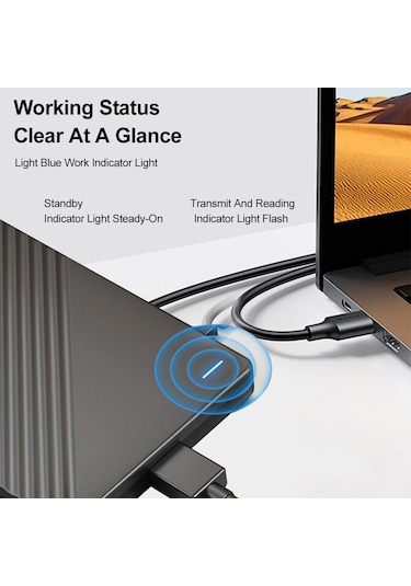 Monyee Taşınabilir 1tb Ssd Harici Disk - Hızlı Usb 3.0, Dayanıklı Metal Kasa, Kolay Taşıma