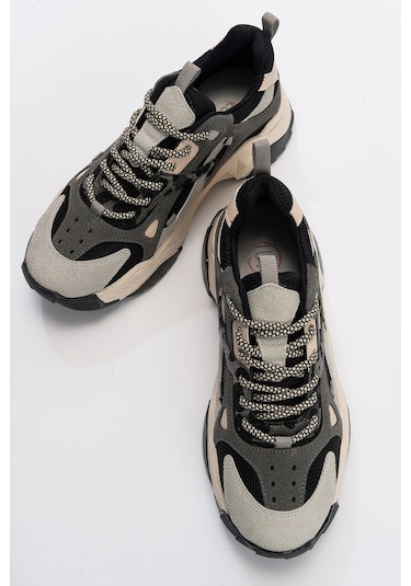 Luvishoes Lecce Buz-siyah Kadın Spor Ayakkabı Buz - Siyah