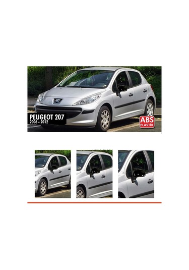 207 Batman Ayna Kapağı Piano Black / 2006 - 2012