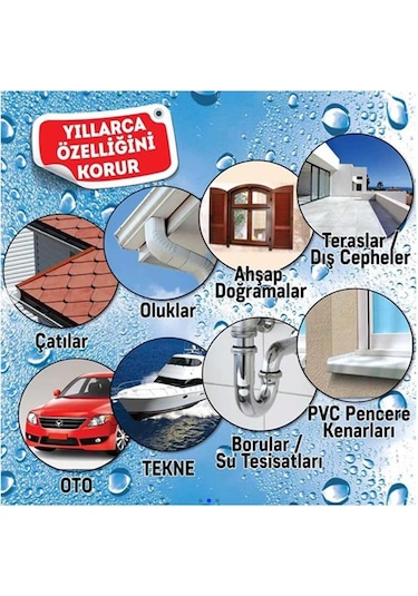 Vodaseal Leakfix Kauçuk Kaplama Sızdırmazlık Boyası 800 Gr. - Beyaz