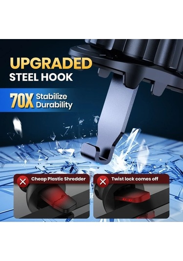 Tysm Topk Topk Manyetik Araç Telefonu Montajı, 360 Dönüşümlü, Evrensel Uyumlu, 1500g Yük Kapasitesi 1pc