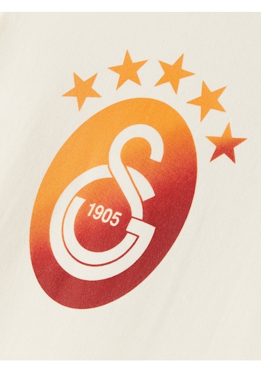 Gsstore Galatasaray Degrade 5 Yıldız Bebek Tulum B251408 Ekru