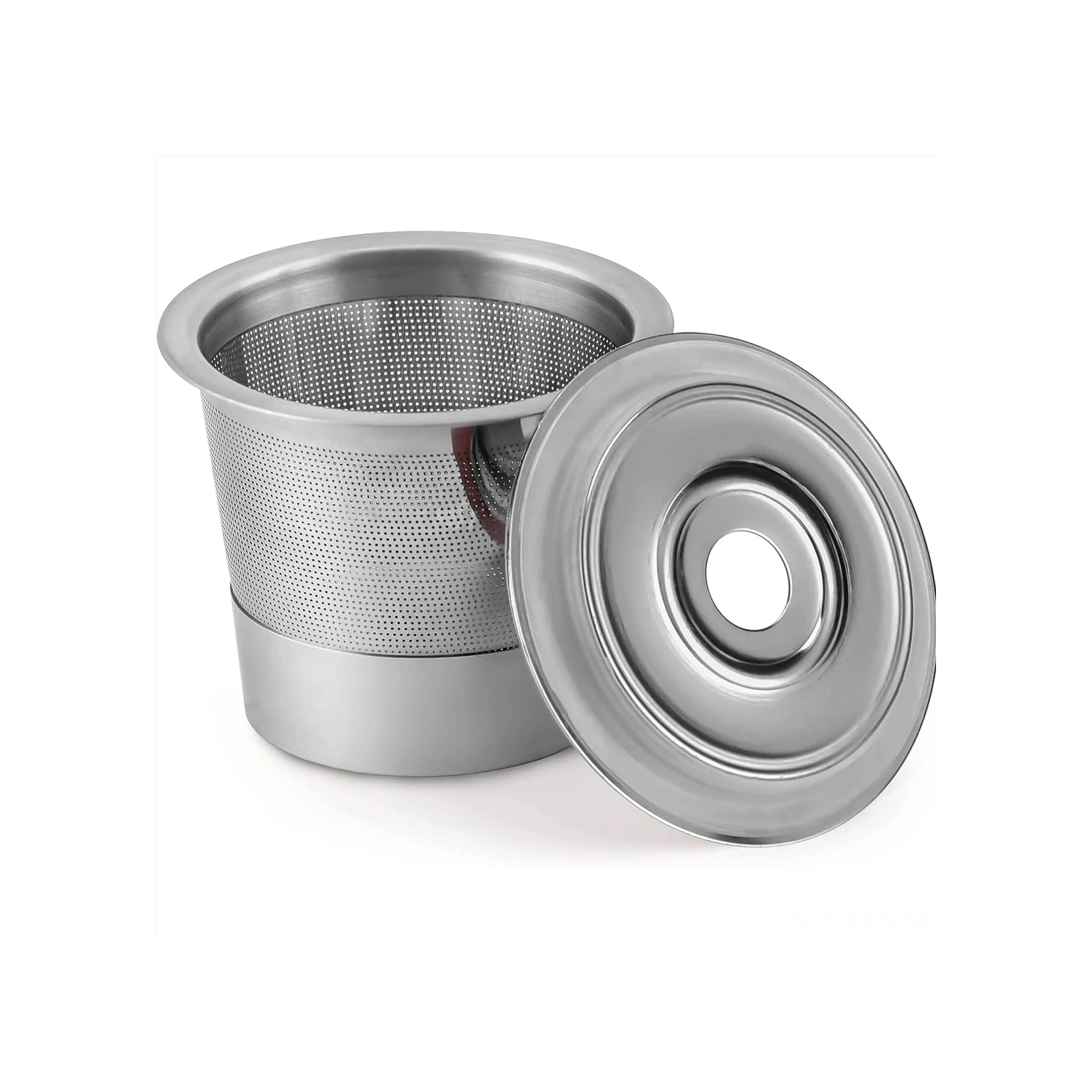 Kosona Tek Kupa Kahve Makinesi İçin Yeniden Kullanılabilir Paslanmaz Çelik Kahve Kapsülü, Keurig 1.0-2.0 Uyumlu, Sağlıklı Ve Çevre Dost Gümüş