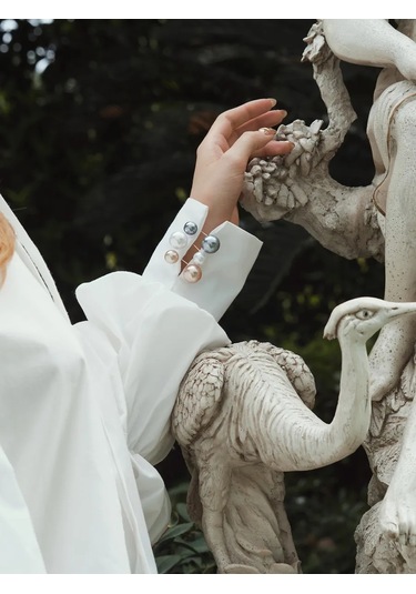 Qf Broş İğnesi Bijuteri Seti 3 Adet 438990988 Beyaz