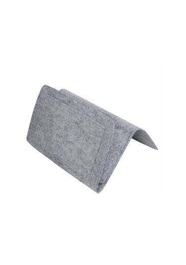 Yifomall Yüksek Kaliteli Felt Materyalli Yatak Başlığı Saklama Çantası - Kolay Kullanıma Uygun, Dayanıklı - 32x10x20 Cm Büyük Boy, Açık Gri Rengi DiğER